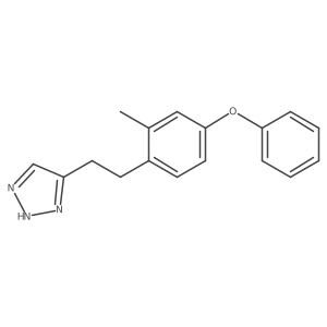 1H-1,2,3-Triazole, 5-[2-(2-methyl-4-phenoxyphenyl)ethyl]-结构式