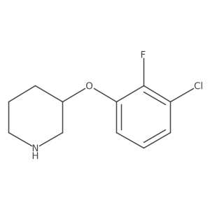 3-(3-Chloro-2-fluorophenoxy)piperidine Structure
