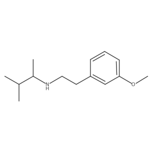 [2-(3-Methoxyphenyl)ethyl](3-methylbutan-2-yl)amine结构式