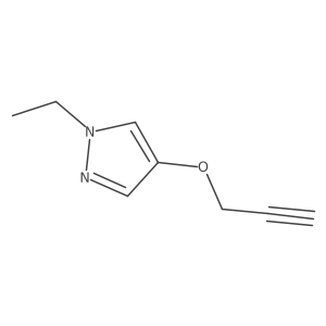 1-Ethyl-4-(prop-2-yn-1-yloxy)-1H-pyrazole Structure