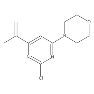 4-(2-Chloro-6-prop-1-en-2-ylpyrimidin-4-yl)morpholine Structure