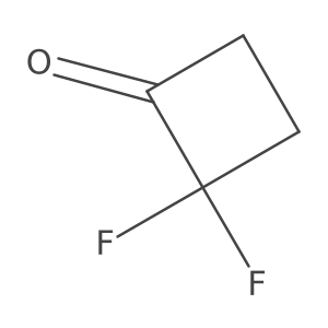 2,2-Difluorocyclobutan-1-one结构式