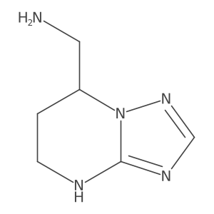 {4H,5H,6H,7H-[1,2,4]triazolo[1,5-a]pyrimidin-7-yl}methanamine Structure