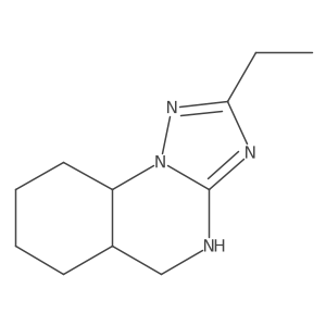 2-ethyl-4H,5H,5aH,6H,7H,8H,9H,9aH-[1,2,4]triazolo[1,5-a]quinazoline结构式