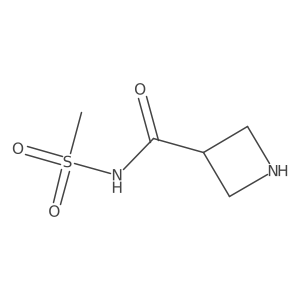 N-methanesulfonylazetidine-3-carboxamide Structure