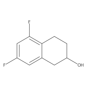 5,7-Difluoro-1,2,3,4-tetrahydronaphthalen-2-ol结构式