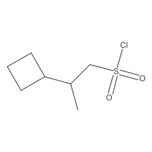 2-Cyclobutylpropane-1-sulfonyl chloride Structure