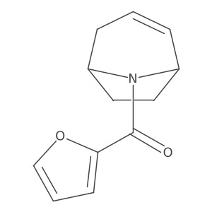 (1R,5S)-8-azabicyclo[3.2.1]oct-2-en-8-yl(furan-2-yl)methanone结构式
