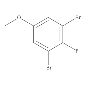 3,5-Dibromo-4-fluoroanisole结构式