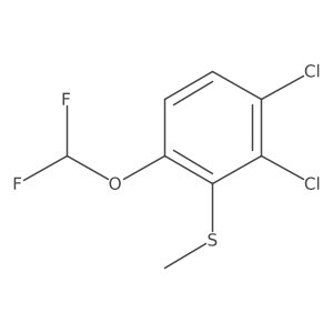 2,3-Dichloro-6-(difluoromethoxy)thioanisole Structure