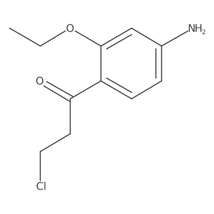 1-(4-Amino-2-ethoxyphenyl)-3-chloropropan-1-one结构式