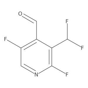 3-(Difluoromethyl)-2,5-difluoroisonicotinaldehyde结构式