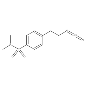 4-(2-Azidoethyl)-N,N-dimethylbenzenesulfonamide结构式