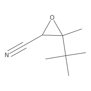 3-tert-Butyl-3-methyloxirane-2-carbonitrile Structure