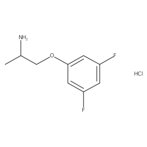 1-(3,5-Difluorophenoxy)propan-2-amine hydrochloride结构式