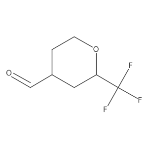2-(Trifluoromethyl)tetrahydro-2H-pyran-4-carbaldehyde Structure