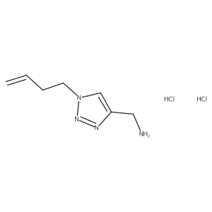 [1-(but-3-en-1-yl)-1H-1,2,3-triazol-4-yl]methanamine dihydrochloride结构式