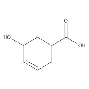 cis-5-Hydroxycyclohex-3-enecarboxylic acid Structure