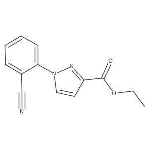 Ethyl 1-(2-cyanophenyl)-1H-pyrazole-3-carboxylate Structure