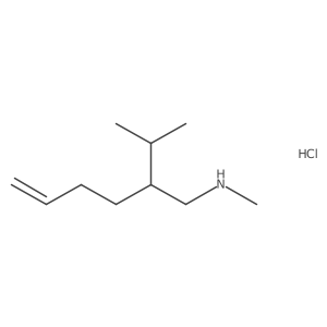 Methyl[2-(propan-2-yl)hex-5-en-1-yl]amine hydrochloride Structure
