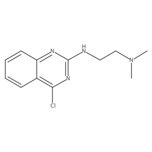 N1-(4-chloroquinazolin-2-yl)-N2,N2-dimethylethane-1,2-diamine结构式