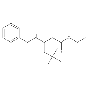 Ethyl 3-(benzylamino)-5,5-dimethylhexanoate Structure
