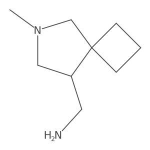 (6-Methyl-6-azaspiro[3.4]octan-8-yl)methanamine Structure