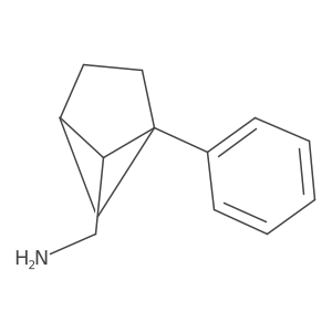 {1-Phenylbicyclo[2.1.1]hexan-5-yl}methanamine结构式
