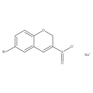 sodium 6-bromo-2H-chromene-3-sulfinate Structure