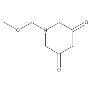 1-(Methoxymethyl)piperidine-3,5-dione结构式