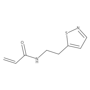 N-[2-(1,2-Thiazol-5-yl)ethyl]prop-2-enamide结构式