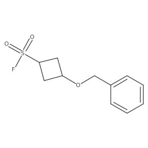 3-(Benzyloxy)cyclobutane-1-sulfonyl fluoride结构式