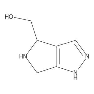{2H,4H,5H,6H-pyrrolo[3,4-c]pyrazol-4-yl}methanol结构式