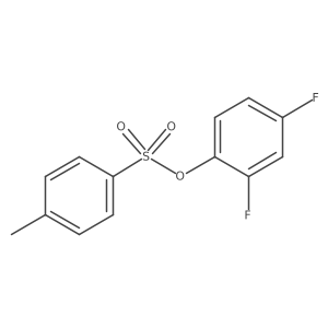 2,4-Difluorophenyl 4-methylbenzene-1-sulfonate Structure