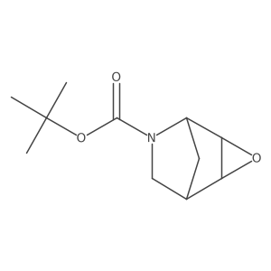 C(=O)(OC(C)(C)C)N1C2C3OC3C(C1)C2 Structure