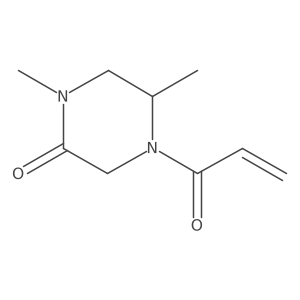 1,5-Dimethyl-4-prop-2-enoylpiperazin-2-one Structure