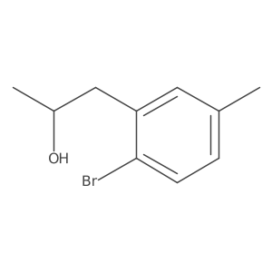 (2R)-1-(2-bromo-5-methylphenyl)propan-2-ol结构式