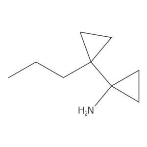1-(1-Propylcyclopropyl)cyclopropan-1-amine结构式