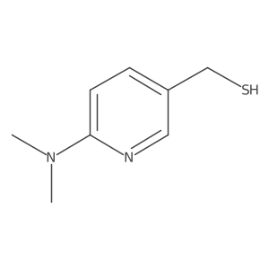 [6-(Dimethylamino)pyridin-3-yl]methanethiol Structure