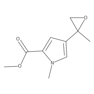 methyl 1-methyl-4-(2-methyloxiran-2-yl)-1H-pyrrole-2-carboxylate结构式