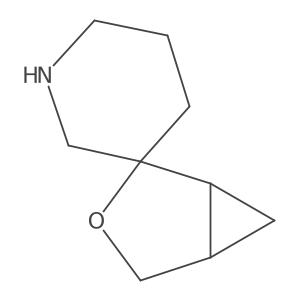 rac-(1R,5S)-3-oxaspiro[bicyclo[3.1.0]hexane-2,3'-piperidine]结构式