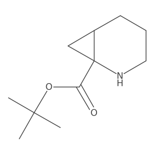 Tert-butyl 2-azabicyclo[4.1.0]heptane-1-carboxylate结构式