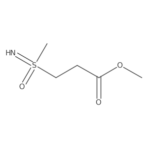 methyl 3-[(R)-imino(methyl)oxo-lambda6-sulfanyl]propanoate Structure