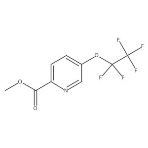 Methyl 5-(1,1,2,2,2-pentafluoroethoxy)pyridine-2-carboxylate Structure