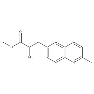 methyl (2R)-2-amino-3-(2-methylquinolin-6-yl)propanoate Structure