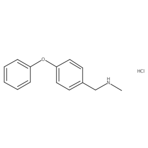 Methyl[(4-phenoxyphenyl)methyl]amine hydrochloride Structure