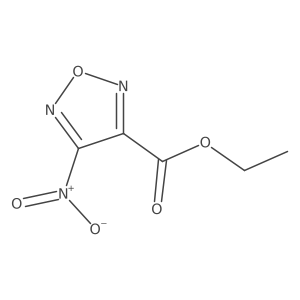 Ethyl 4-nitro-1,2,5-oxadiazole-3-carboxylate Structure