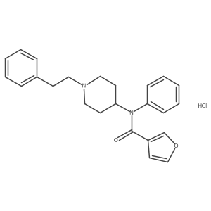 N-(phenyl-d5)-N-[1-(2-phenylethyl)-4-piperidinyl]-3-furancarboxamide,monohydrochloride结构式
