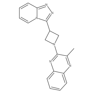 2-Methyl-3-(3-{[1,2,4]triazolo[4,3-a]pyridin-3-yl}azetidin-1-yl)quinoxaline Structure