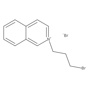 2-(3-Bromopropyl)isoquinolin-2-ium bromide结构式